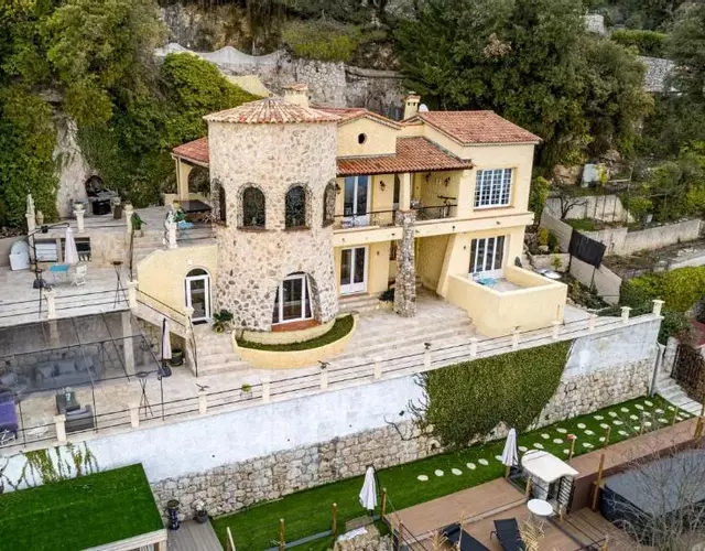 BIRDS EYE VILLA Luxury Castle Paranomic Views of Monaco Monte Carlo Hills & Sea