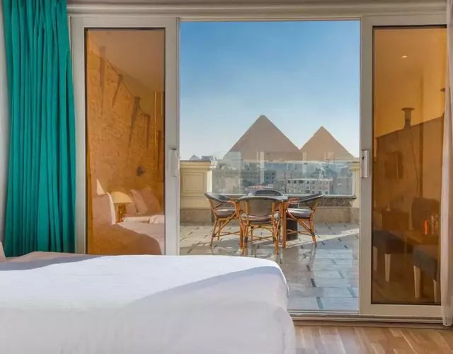 Top pyramids view hotel