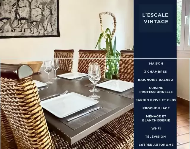LEscaleVintage- Balneo - Jardin - Proche mer