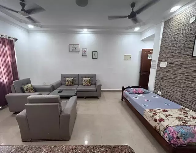 Kyle Calangute 1 bhk luxury apartment with pool
