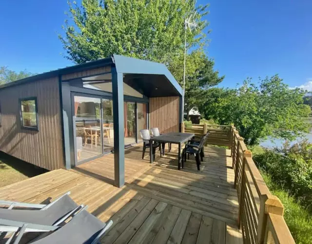 Mobil home Ty Brehat vue lac 2 chambres 4 personnes