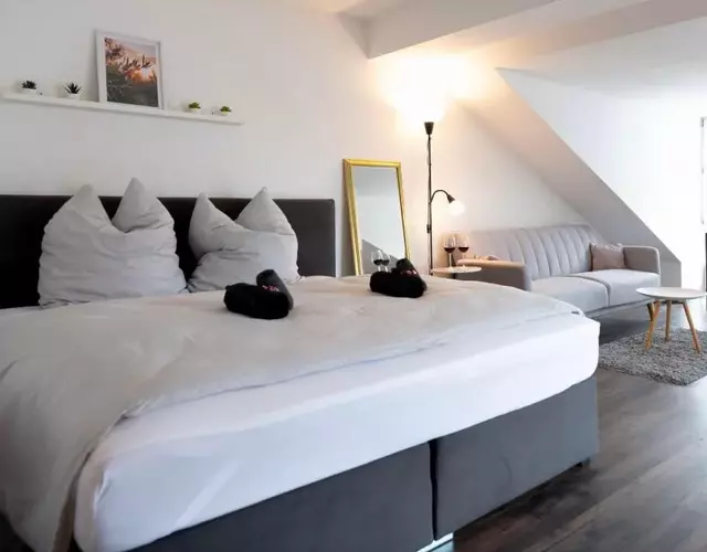 GreenTreeHomes - Studio Birke - Balkon mit Vesteblick