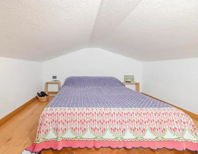 Nest-home in front to Mont Blanc