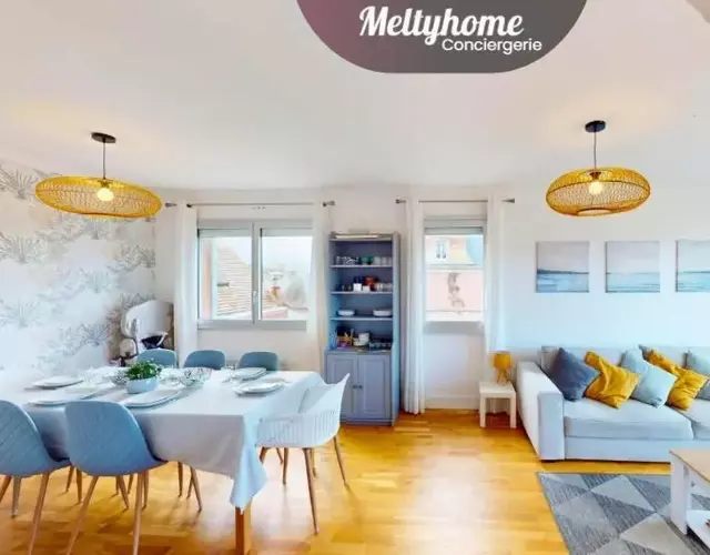 Superbe duplex familial Parking Plage à pied