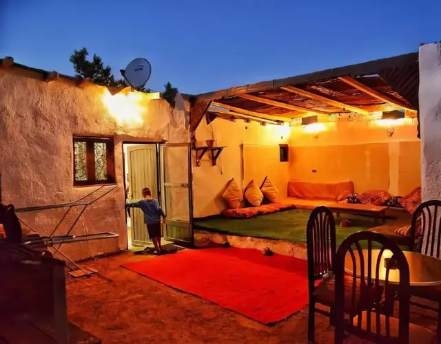 bedouin home in light house