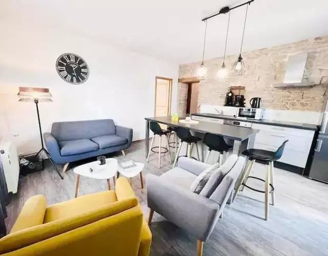 La Gare: 50m2, 4 Prs, 2 Ch - Proximité cité gastro