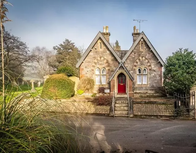 Charming character lodge in cemetery grounds
