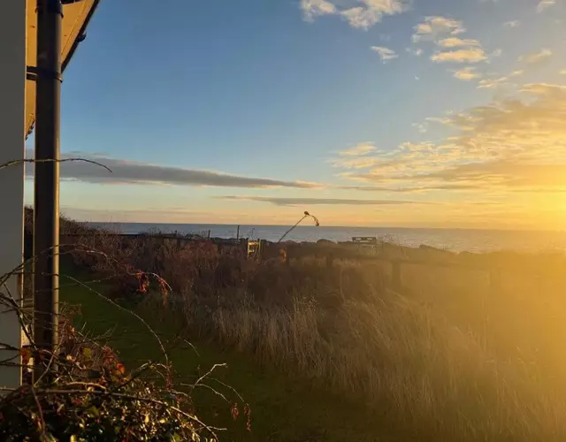 Cottage on remote wild coast
