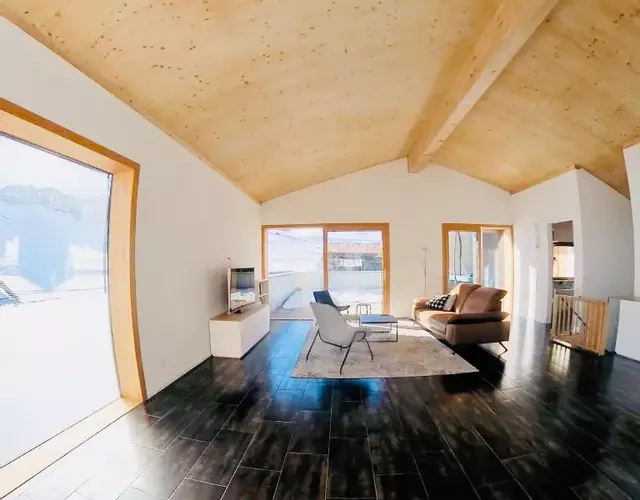 3 bedroom condo in front of Obersaxen ski resort