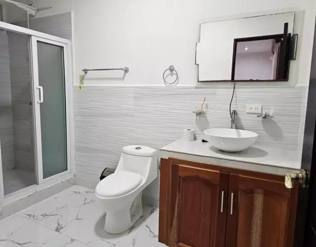 Habitación con pérgola independiente