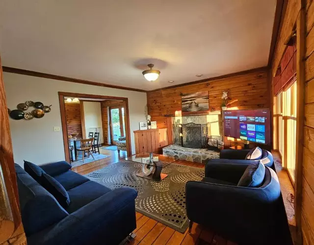 Modern Log House First Level Primary