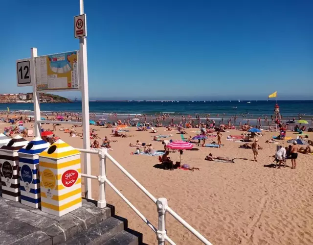 La Arena - Playa de San Lorenzo - Apartamento en Gijón