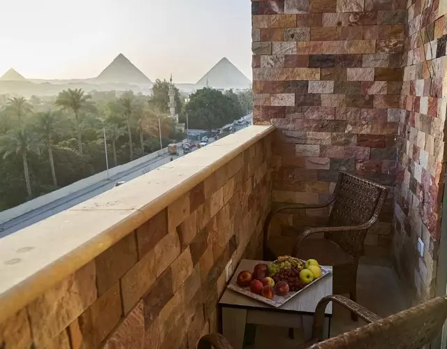 Sand pyramids hotel