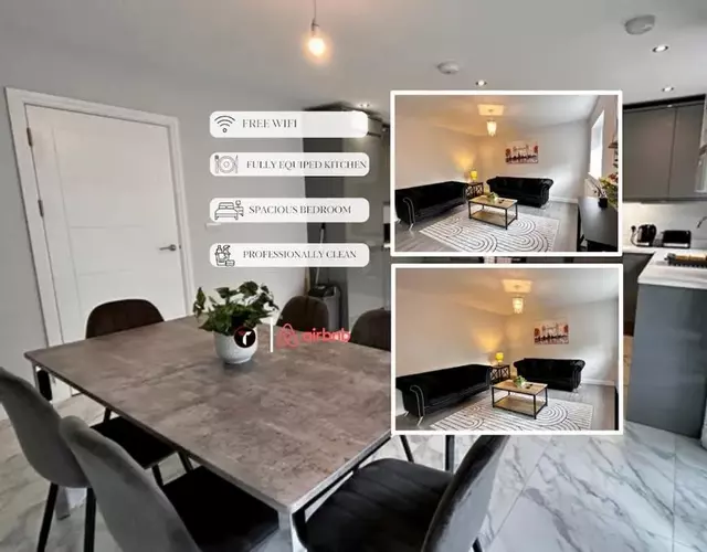 Spacious 4 Bedroom House for 8 Guests Ideal for Families and Contractors, WIFI and Free Parking