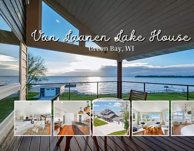 Van Laanen Lake House - Luxury Bayfront Home with Canoe & Lambeau Views