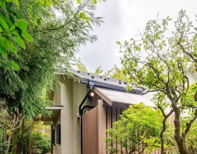046H 楽宿 藤花 Fujihua 箱根 天然温泉野外 レンタルBBQ 限られたレンタルヴィラ1組 四季庭園 無料駐車場込み