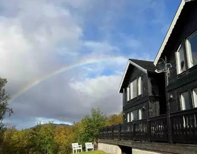 Feriehus med ti senger på Skaidi