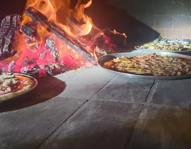 Beach Shed with Pizza Oven