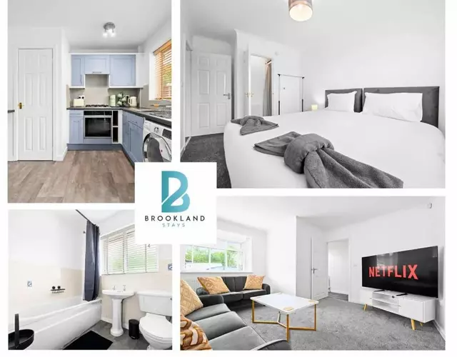 Three Bedroom House by Brookland Stays Serviced Accommodation Short Lets Wigan with Free WiFi