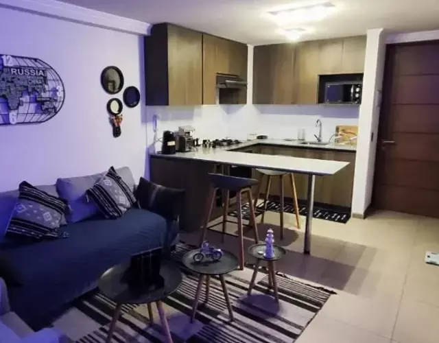 Departamento 1D, Huayquique con Piscina
