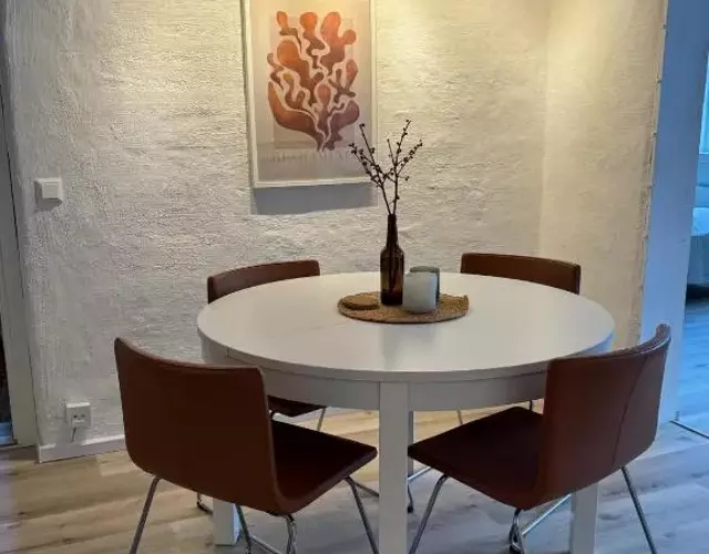 Nyrenoverad 2-rummare med gratis laddning för elbil