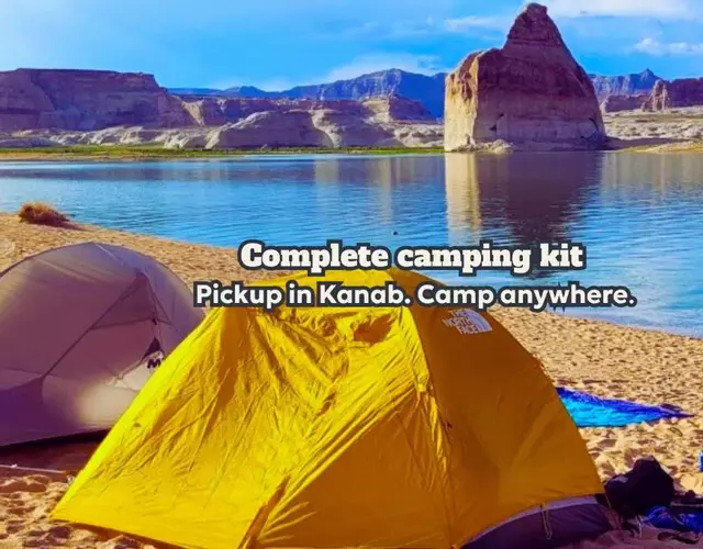 Campkit - Complete Camping Kit, Pickup in Kanab