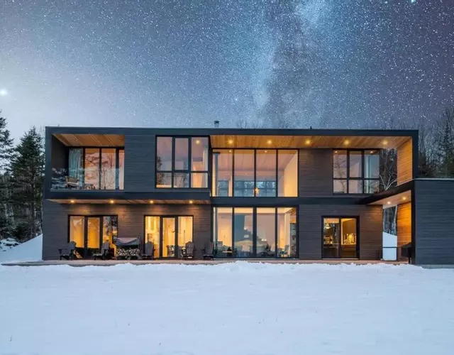 Le Ruisseau: luxurious villa in Charlevoix.