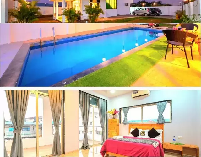 EMPYREAN STAY II 6BHK BRAMHA VILLA ll AC II PVT POOL II TERRACE VIEW II LUX