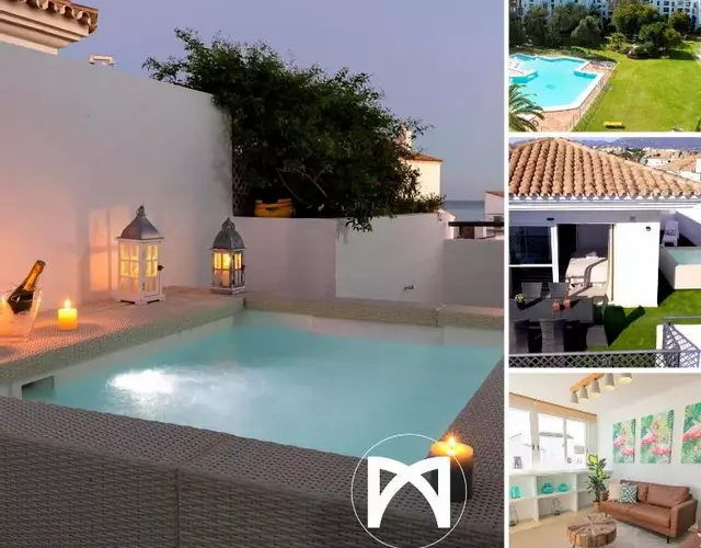 VACATION MARBELLA I Terrazas de Banus, Romantic, Jacuzzi, Pet-Friendly, Cosy Duplex Penthouse, 2min walk to Marina