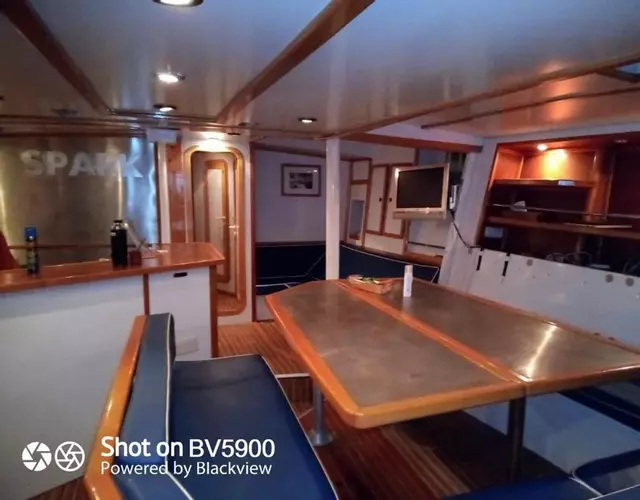 Comfortable and spacious sailboat