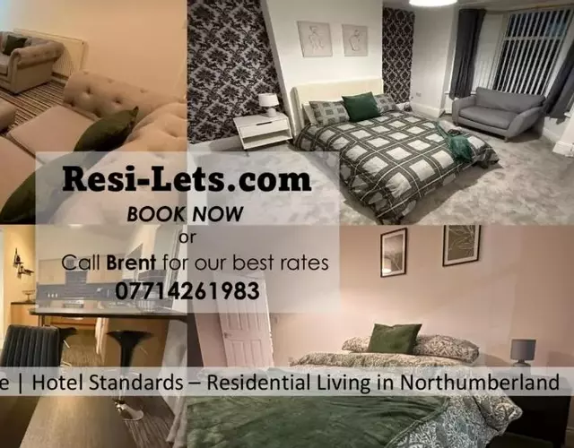 ResiLets - Newsham Road -Large 2 BR Short Stay Apartment for Holidays Contractors Visitors