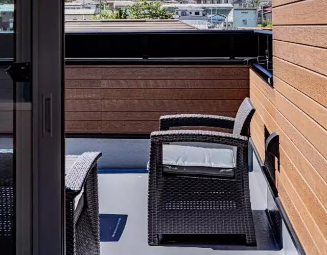 Sky deck for rent! Fuji view Open-air bath New building