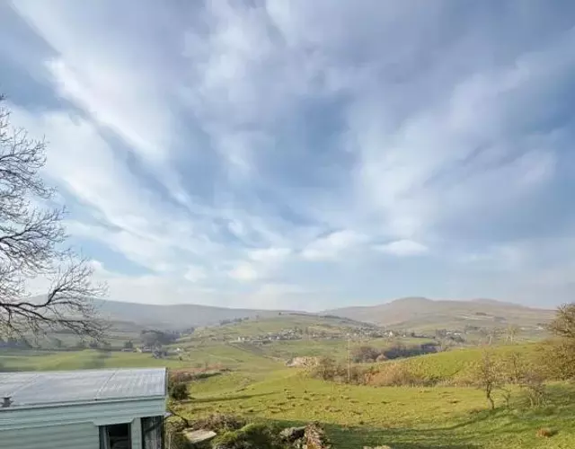 Remote Mountain View lodge