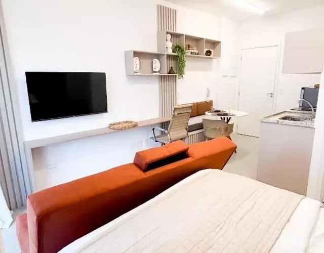 Studio Moderno com Rooftop & Piscina | Entre Vila Madalena e Pompeia