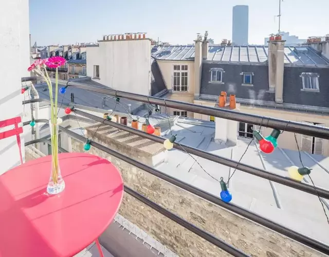 Eiffel tower view and terrace