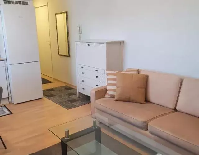 Moderni, viihtyisä pikkukaksio saunalla