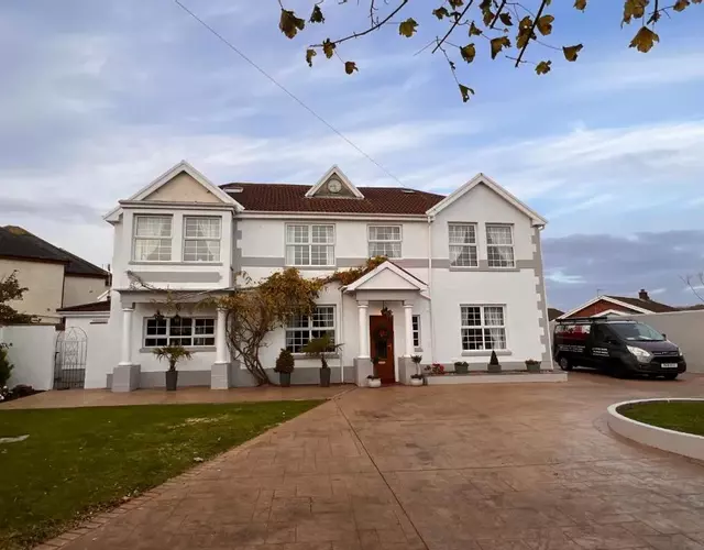 Family & friends get together birthday hot tub