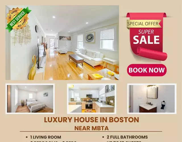 82 - 3BR Boston - Stylish Stay near MBTA