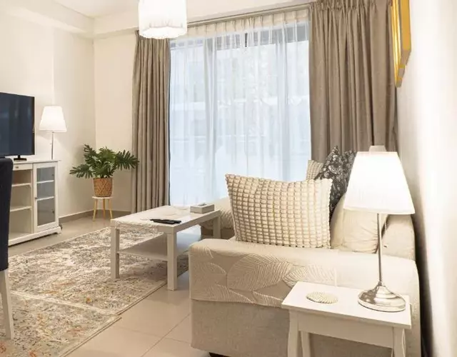 Elegant 1BHK Apartment with Courtyard View in Pacific Al Marjan Island