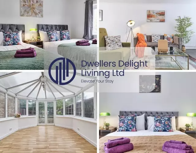 Stylish 3 bedroom House In Grt Gregorie Basildon & Essex - Free Wifi, Parking, Dedicated Office & Private Garden