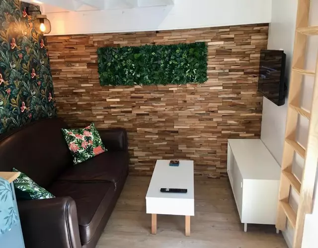 La cabane urbaine et son jardin