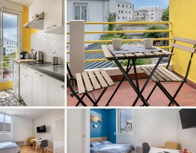 Aristide#3 - Studio Lumineux avec sa jolie terrasse