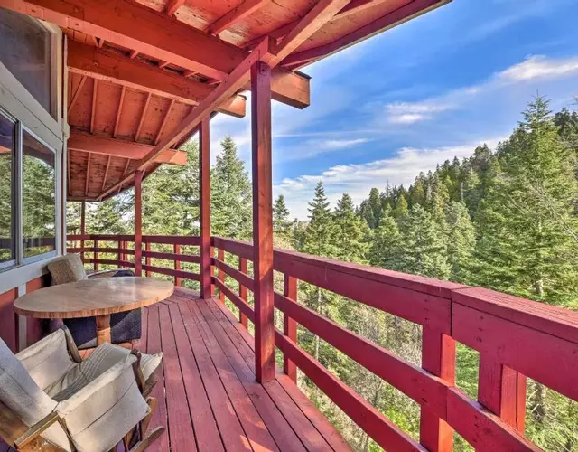Lake Arrowhead Cabin with Deck and Stunning Mtn Views!