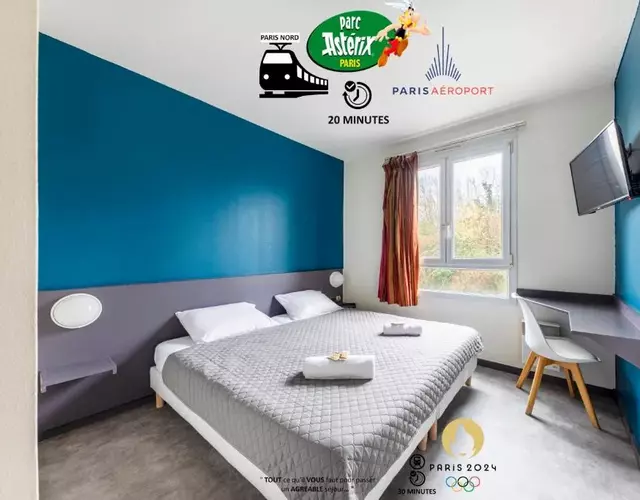 Hôtel La Nonette ASTERIX, CDG AIRPORT & PARIS CENTRE