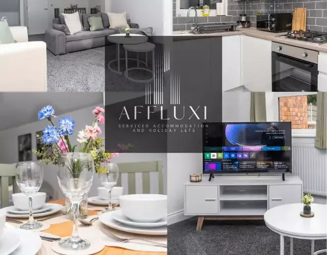 Spruce House - Central Telford with Parking - Sleeps 8