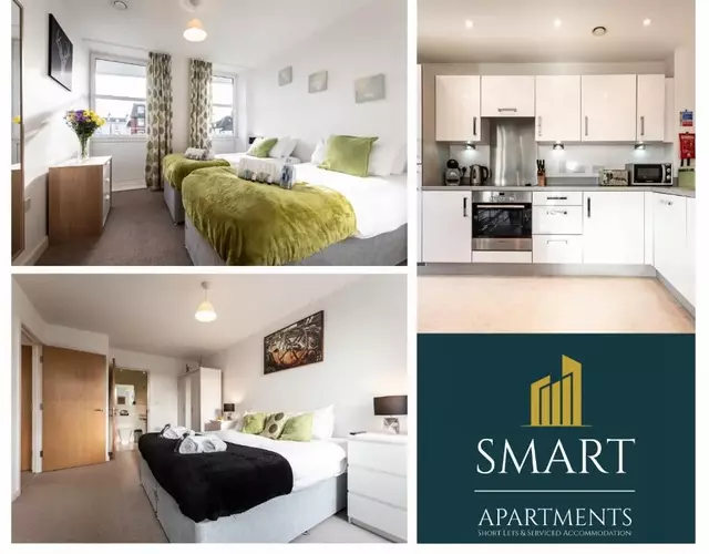 Spacious City Center Apartment By Smart Apartments Short Lets & Serviced Accommodation Apartment Southampton With Free WiFi
