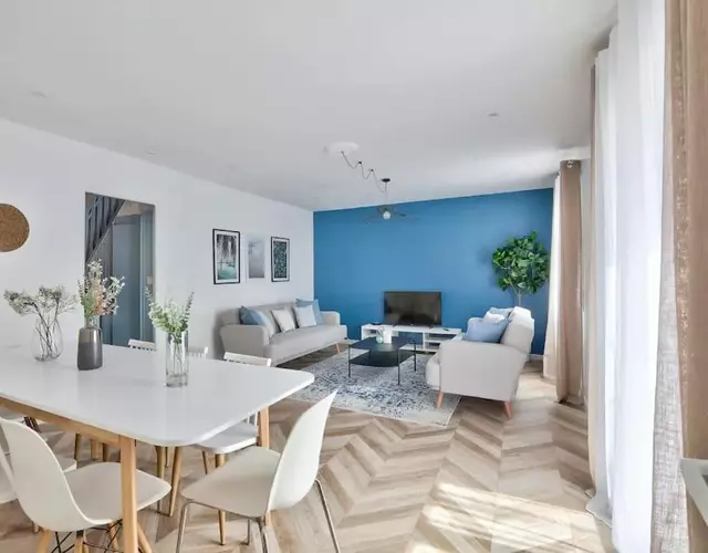 Free Private Parking - 15mn Paris - 5mn Walk Train Station - All equipped - Terrace - Garden - Stade de France - Casino d'Enghien - Hippodrome, Université