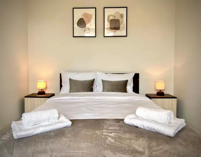 Cozy & Modern 1BR Apart for 4 guests next to Medical University & Free parking