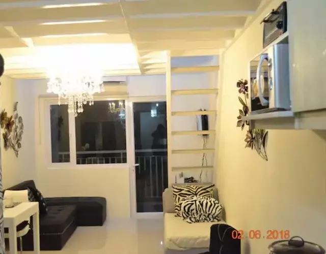 SMDC Wind Residences 102 Loft Bedroom Facing Amenities with WIFI and Parking