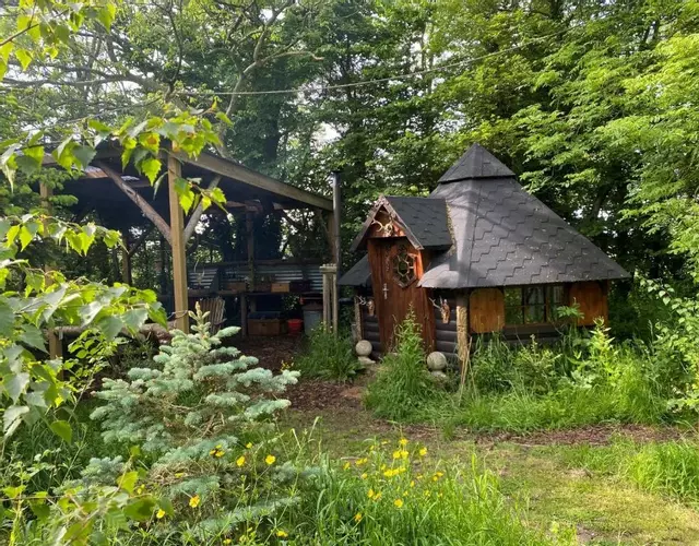 The Hobbit House and Secret Garden